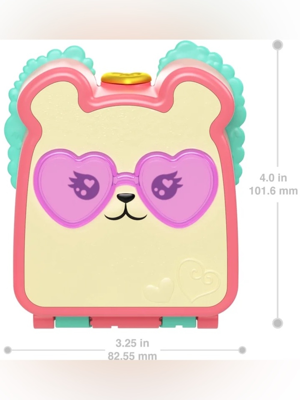 🆕 Polly Pocket Cutie Bear Picnic Mini Playset with 1 Micro Doll & 8 Accessories - Picture 2 of 10